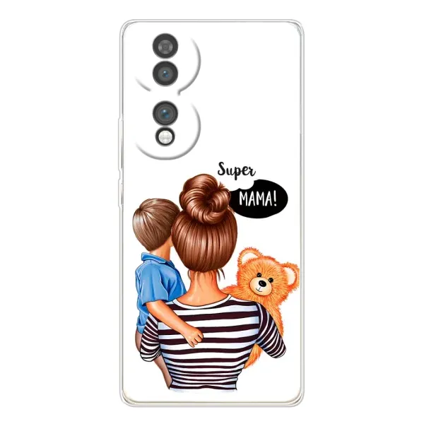 Чехол с принтом «Мама с сыном» для Huawei Honor 70