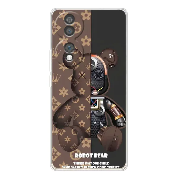 Чехол с принтом «Медведь Луи Витон» для Huawei Honor 70