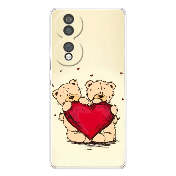 Чехол с принтом «Медвежонки» для Huawei Honor 70
