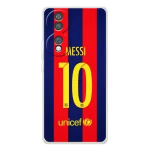 Чехлы Месси для Huawei Honor 70 (AlphaPrint) (Messi Barca 10)