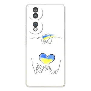 Чехол для Патриота Украины Huawei Honor 70 - (AlphaPrint) (Мир Украине)