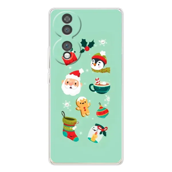 Чехол с принтом «Настроение НГ» для Huawei Honor 70