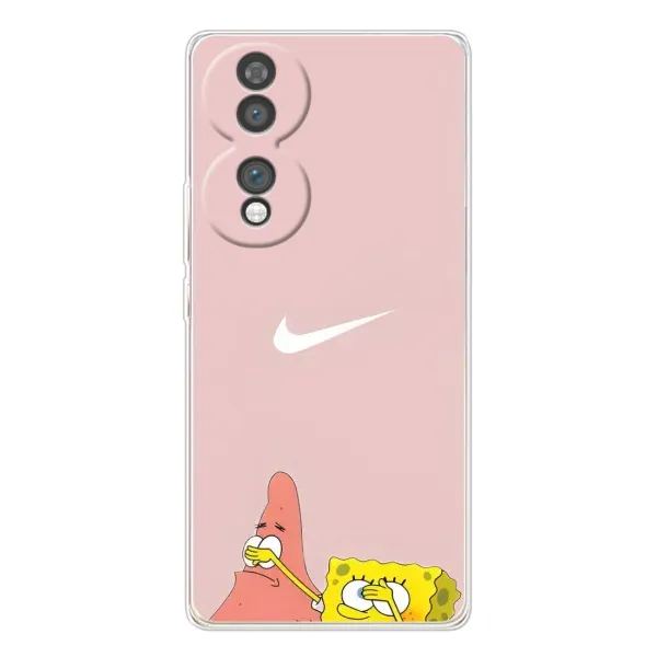 Чехол с принтом «Патрик и Губка» для Huawei Honor 70