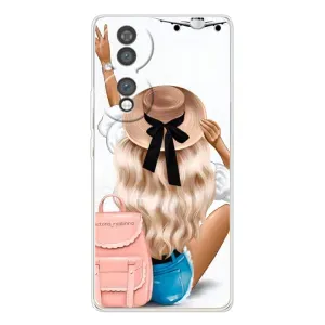 Чехол с печатью для Huawei Honor 70 - (Мода) (AlphaPrint) (Путешествие)