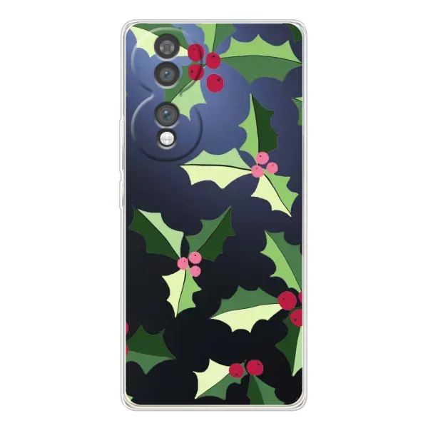 Чехол с принтом «Рождественский фон» для Huawei Honor 70