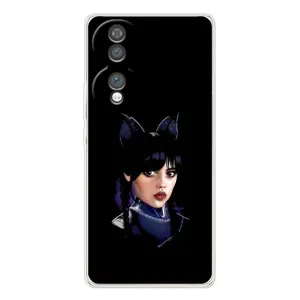 Чохли Венсдей на Huawei Honor 70 Уенсдей (AlphaPrint) (серйозна Венздей)