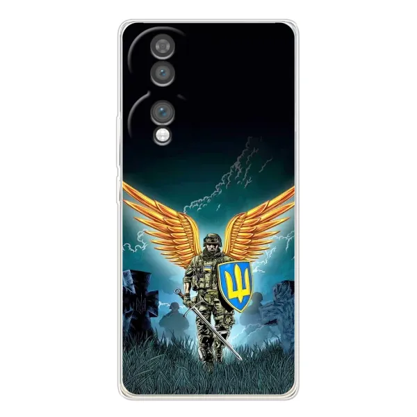 Чехол с принтом «Солдат ЗСУ» для Huawei Honor 70 Чехол с принтом «Солдат ЗСУ» для Huawei Honor 70