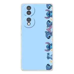 Чохол з принтом Стіч на Huawei Honor 70 (Стіч фон)