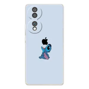 Чохол з принтом Стіч на Huawei Honor 70 (Stitch apple)