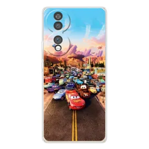 Силиконовый чехол Маквин для Huawei Honor 70 (Тачки на трассе)