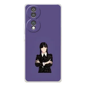 Чохли Венсдей на Huawei Honor 70 Уенсдей (AlphaPrint) (Венздей у чорному)