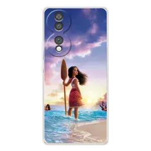 Чехол с мультфильмом Моана Huawei Honor 70 (Моана с веслом)