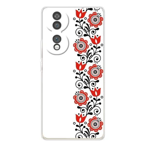 Чехол с принтом «Яркая вишиванка» для Huawei Honor 70