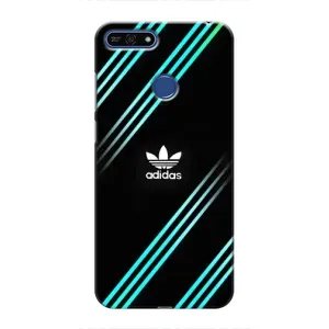 Чохли Адидас для Huawei Honor 7A Pro (AlphaPrint) (Адідас з полосами)