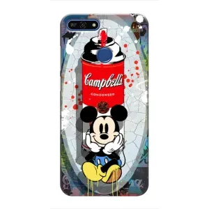 Чехол Disney Mouse Huawei Honor 7A Pro (PREMIUMPrint) (Американский Маус)