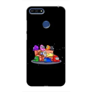 Чехол Амонг Ас для Huawei Honor 7A Pro (AlphaPrint) (Амонг-ас)