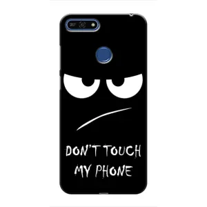 Чехол для   Хуавей Хонор 7А Про - (AlphaPrint) с печатью (ТОП продаж) (Dont Touch)