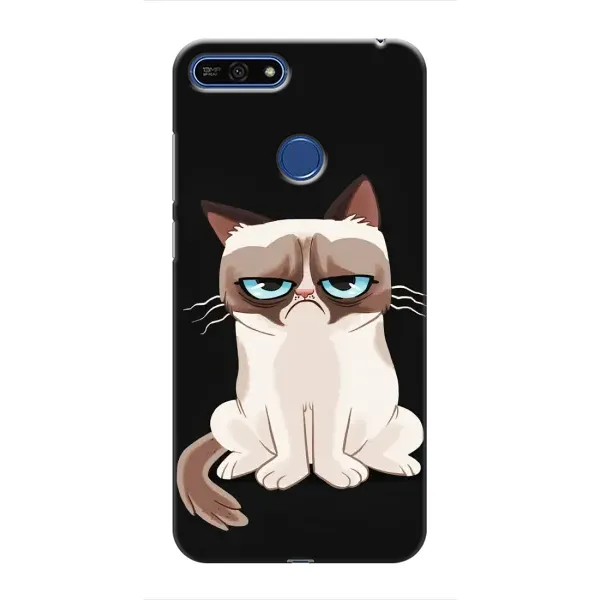 Чехол с принтом «Грустный кот» для Huawei Honor 7A Pro Чехол с принтом «Грустный кот» для Huawei Honor 7A Pro