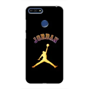 Чехлы для Huawei Honor 7A Pro - с картинкой JORDAN (AlphaPrint) (Jordan Gold)