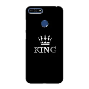 Чехол с Короной Хуавей Хонор 7А Про - (AlphaPrint) (KING)