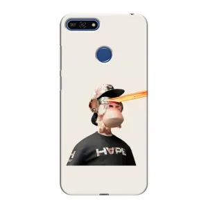 Чехлы с Обезьянами NFT для Huawei Honor 7A Pro (AlphaPrint) (обезьяна NFT в очках)
