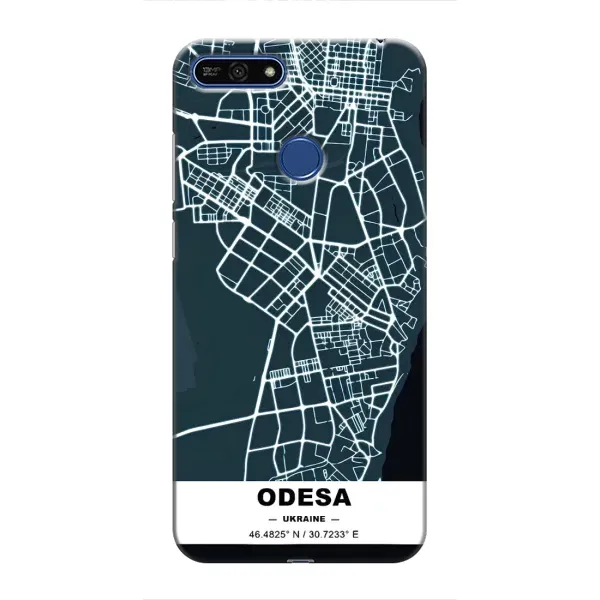 Чехол с принтом «Одесса» для Huawei Honor 7A Pro