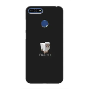 Чохол Майнкрафт на Huawei Honor 7A Pro (AlphaPrint) Minecraft (Овечка Майнкрафт)