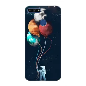 Космічні Чохли для Хуавей Оноор 7А Про (VPrint) (Планети кульки)