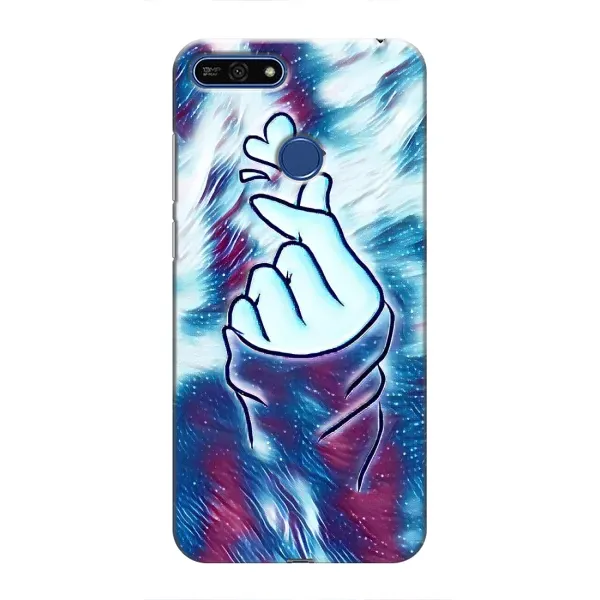 Чохол з принтом «Радужне серце» для Huawei Honor 7A Pro