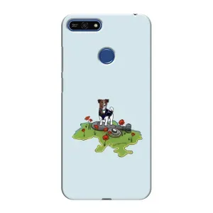 Чехлы с картинкой собаки Патрон для Huawei Honor 7A Pro (AlphaPrint) (Сапер Пес)