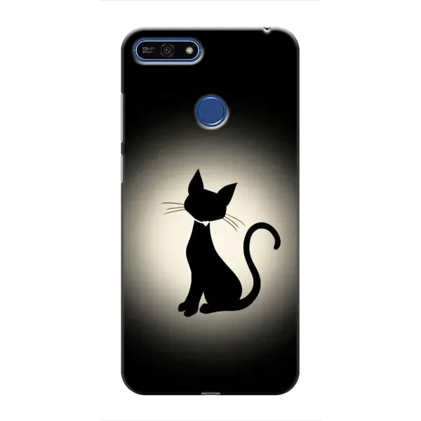 Чехол с принтом «Силуэт котика» для Huawei Honor 7A Pro Чехол с принтом «Силуэт котика» для Huawei Honor 7A Pro