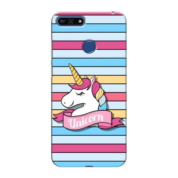 Чехол с принтом «Unicorn» для Huawei Honor 7A Pro
