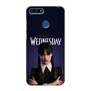 Силиконовый чехол с картинкой для Huawei Honor 7A Pro (Wednesday)
