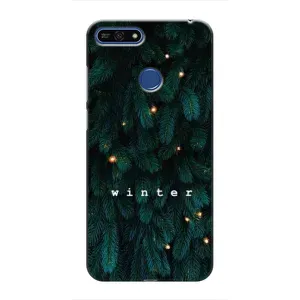 Новогодние, Праздничные Чехлы для Huawei Honor 7A Pro - 2024 год (Winter)
