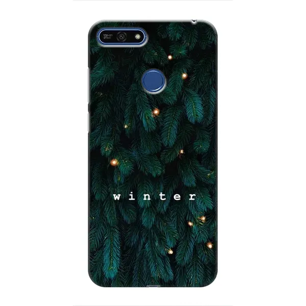Чехол с принтом «Winter» для Huawei Honor 7A Pro