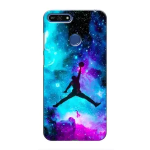Чехлы для Huawei Honor 7A Pro - с картинкой JORDAN (AlphaPrint) (Яркий Джордан)