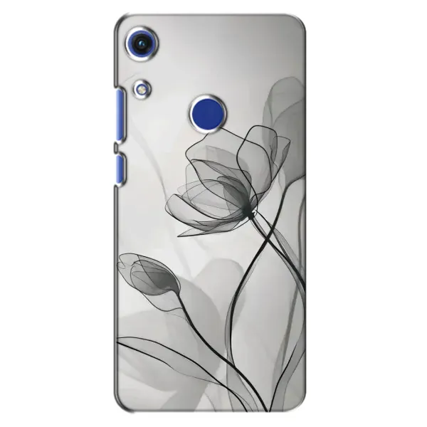 Чехол с принтом «Черные цветы» для Huawei Honor 8A Чехол с принтом «Черные цветы» для Huawei Honor 8A
