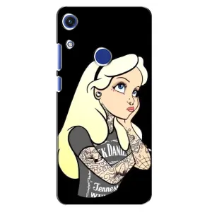 Чехол с печатью для Huawei Honor 8A - (Мода) (AlphaPrint) (Девочка в тату)