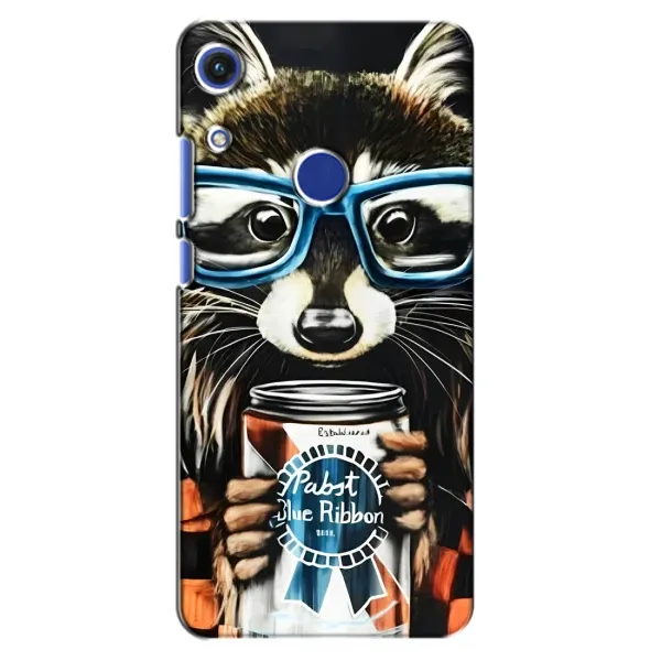 Чохол з принтом «Єнот з банкою» для Huawei Honor 8A