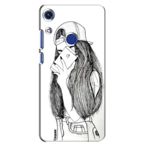Чехол с печатью для Huawei Honor 8A - (Мода) (AlphaPrint) (Фото девочки)