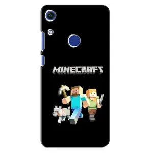 Чехол Майнкрафт на Huawei Honor 8A (AlphaPrint) Minecraft (герои Minecraft)