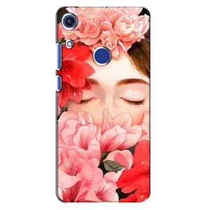 Чехлы (ART) Цветы на Huawei Honor 8A (VPrint) (Глаза в цветах)
