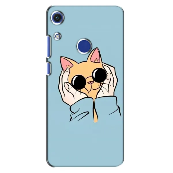 Чехол с принтом «Котик в очках» для Huawei Honor 8A