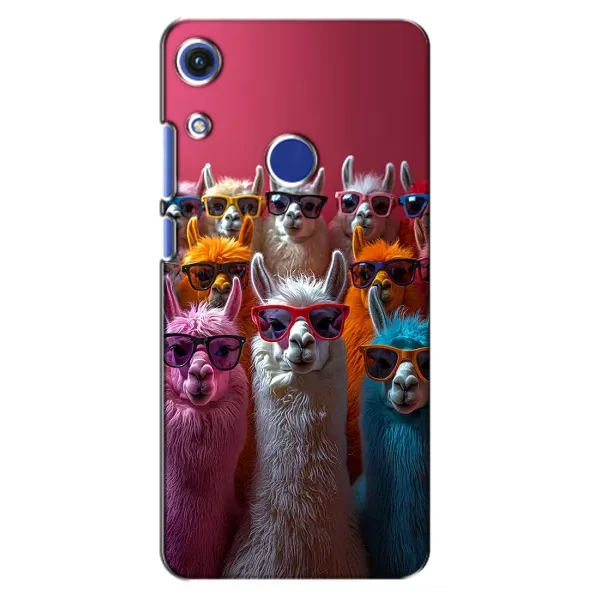 Чохол з принтом «Лами в окулярах» для Huawei Honor 8A Чохол з принтом «Лами в окулярах» для Huawei Honor 8A
