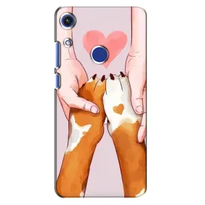 Чехлы с собаками для Huawei Honor 8A (VPrint) (Любовь к собакам)