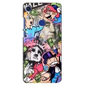 Чехлы с крутыми принтами для Huawei Honor 8A - (PREMIUMPrint) (Monopoly man)