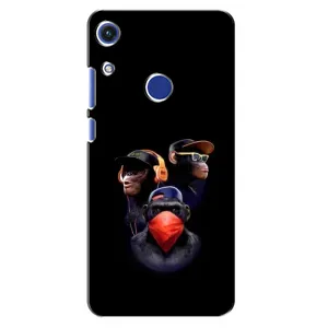 Чехол с Обезьянами Huawei Honor 8A - (AlphaPrint) (Три обезьяны)
