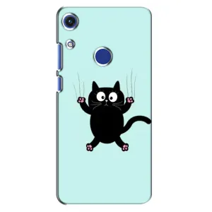 Чехол с принтом для Huawei Honor 8A (AlphaPrint) Модные коты (Падающий кот)