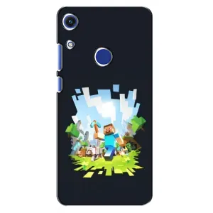 Чехол Майнкрафт на Huawei Honor 8A (AlphaPrint) Minecraft (персонажи Minecraft)