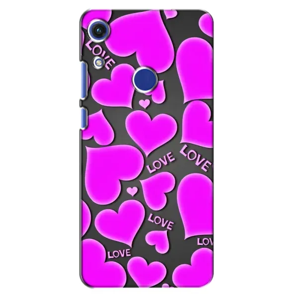 Чехол с принтом «Pink hearts» для Huawei Honor 8A